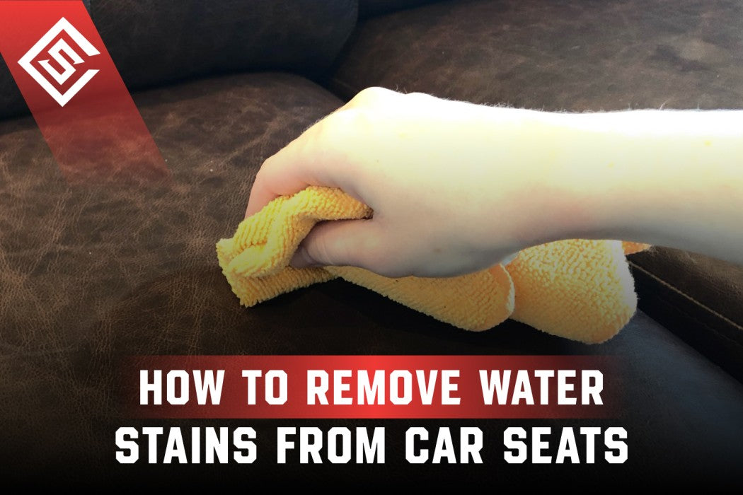 How to Remove Water Stains from Car Seats Seat Cover Solutions