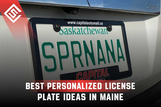 Best Personalized License Plate Ideas in Maine