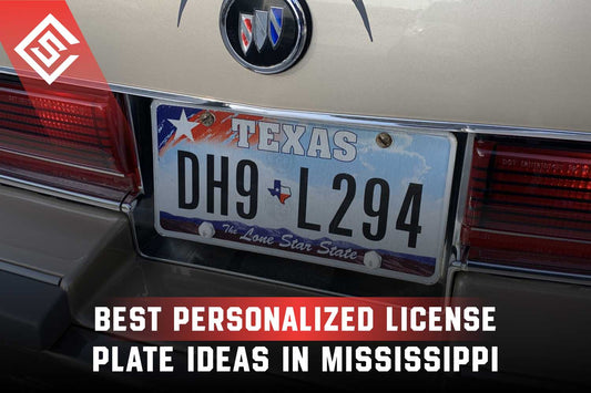 Best Personalized License Plate Ideas in Mississippi