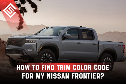 How To Find Trim Color Code For My Nissan Frontier?