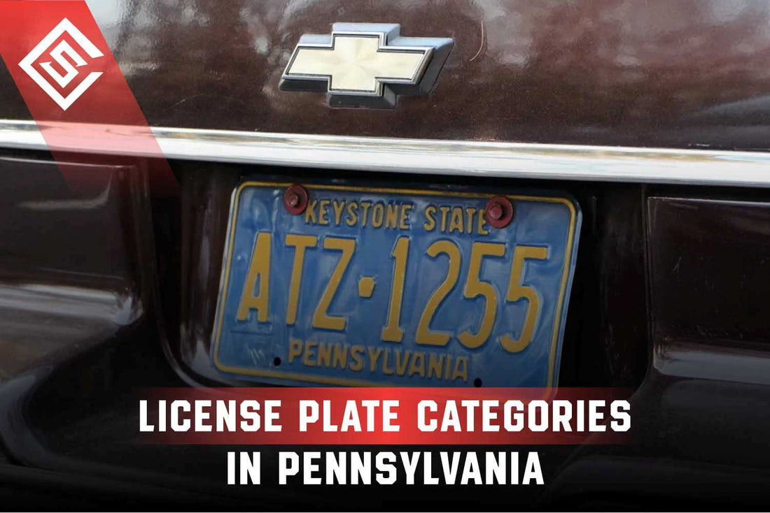 License Plate Categories in Pennsylvania