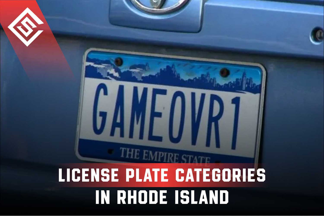 License Plate Categories in Rhode Island