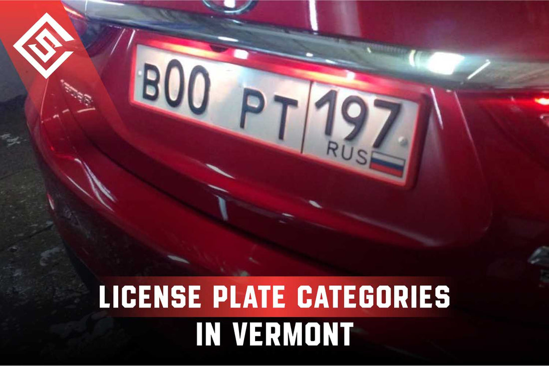 License Plate Categories in Vermont
