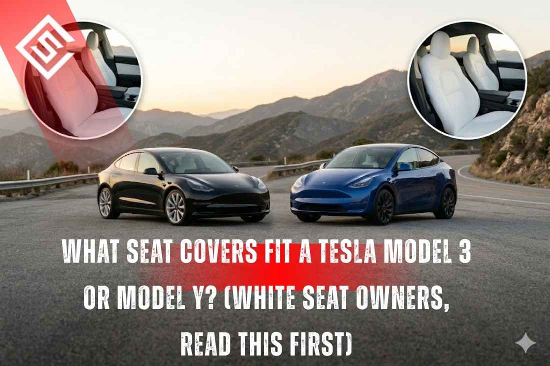 Seat Covers for Tesla Model 3 and Model Y: White Interior Guide – Seat ...