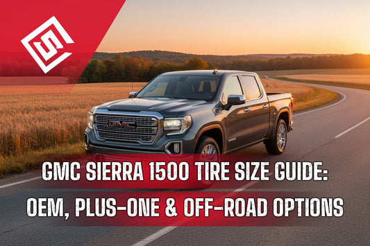 GMC Sierra 1500 Tire Size Guide: OEM, Plus-One & Off-Road Options