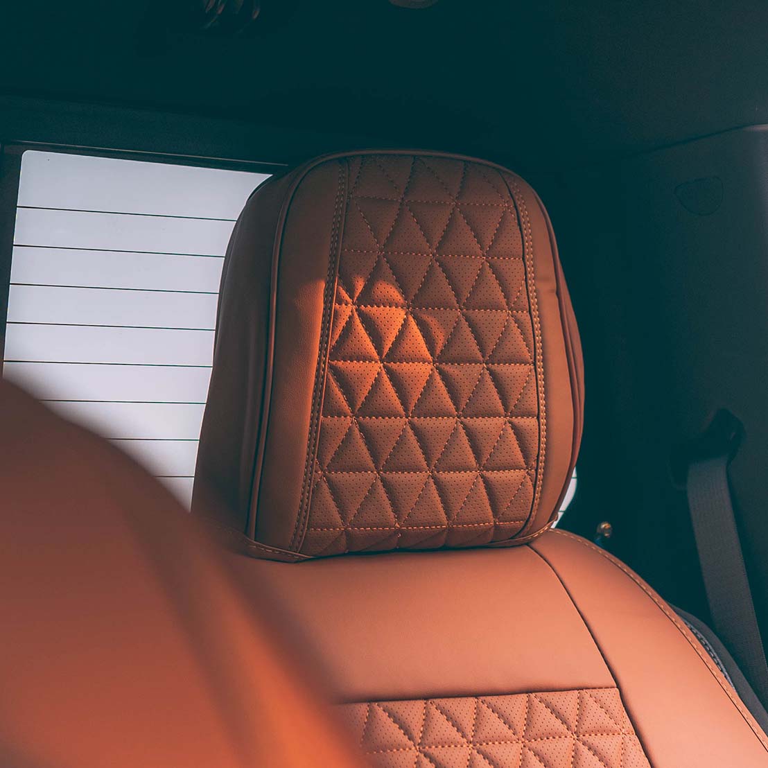 Luxury Seat Covers - Brown