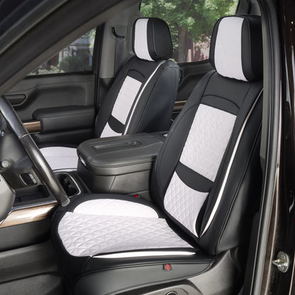 Luxury Seat Covers - Black & White