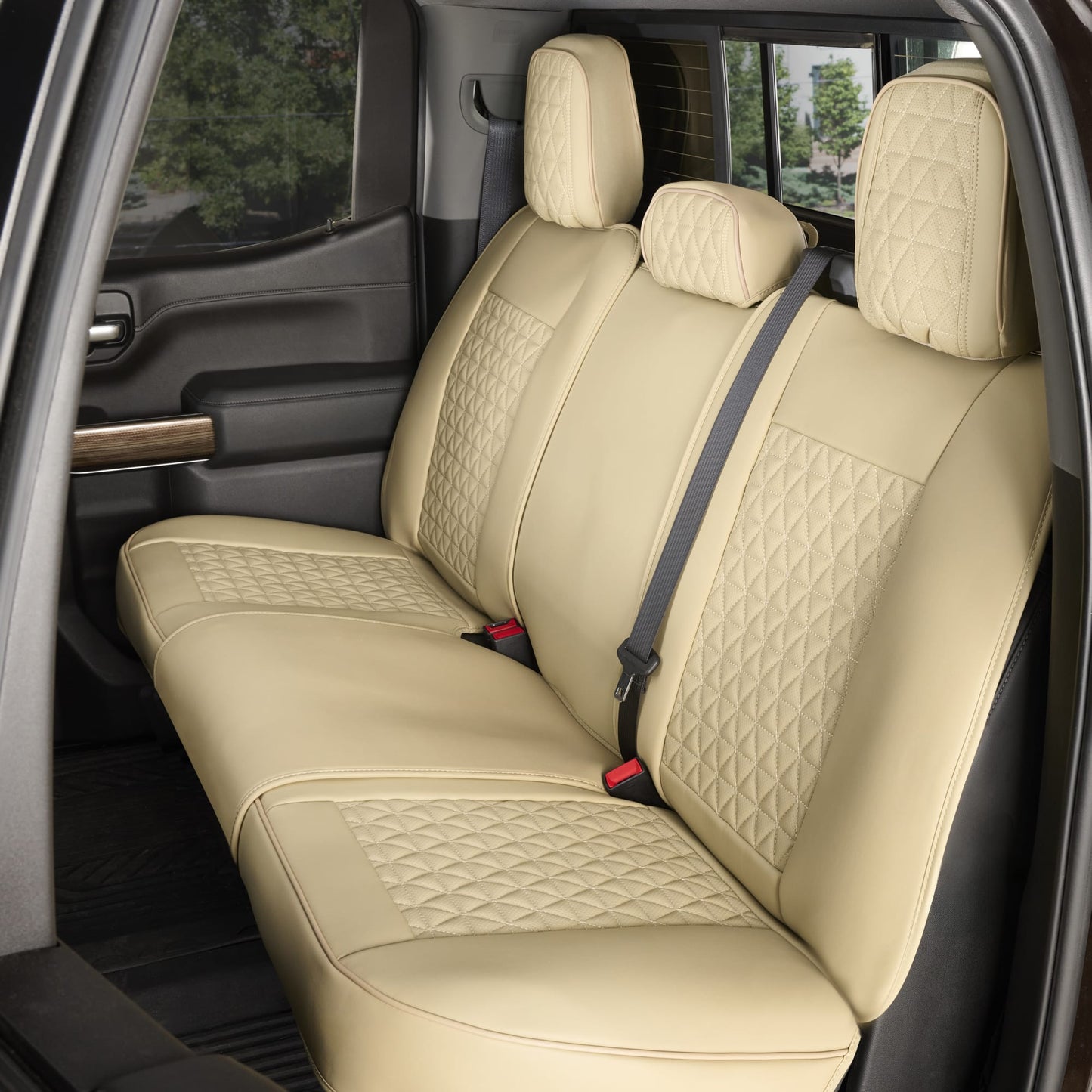 Your Luxury Seat Covers Back Bench - Beige