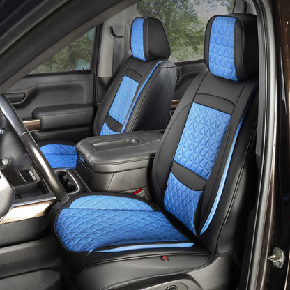 Luxury Seat Covers - Black & Blue