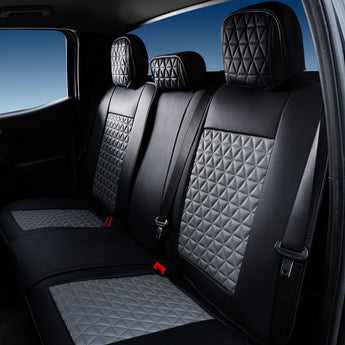 Your Luxury Seat Covers Back Bench - Black & Grey