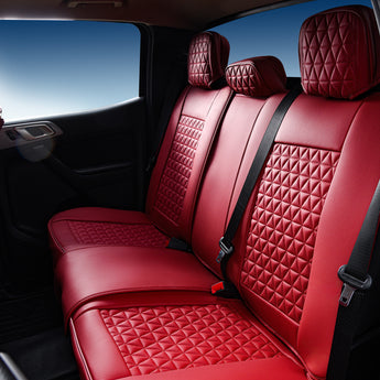 Your Luxury Seat Covers  Back Bench - Wine Red